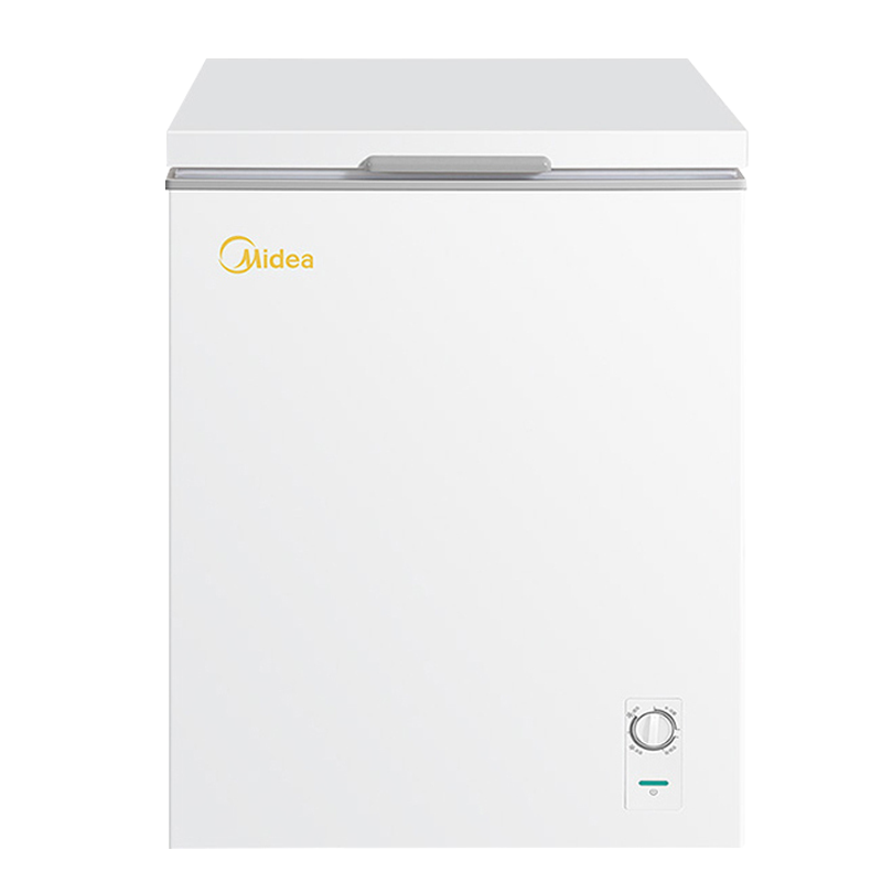 美的(Midea)143升卧式冷柜小型冰柜家用冰柜冷藏冷冻转换柜顶开门一级节能单温六档调温BD/BC-143KMD(E)