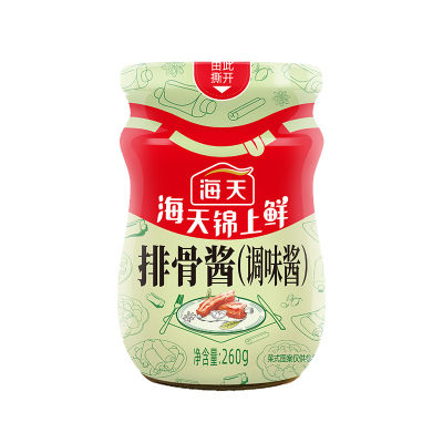 海天调味酱 锦上鲜排骨酱260g*2 家用调味红烧糖醋牛排蒸排骨烧烤手抓饼 排骨酱