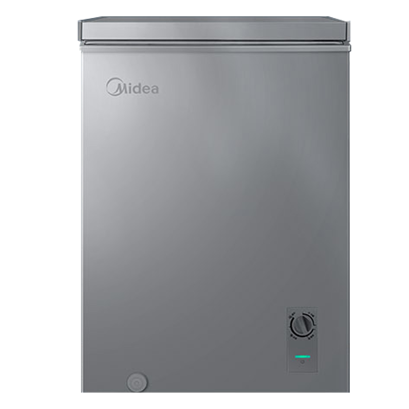 美的(Midea)家用减霜冷柜100L小型冰柜租房用一级能效 节能净味减霜除菌冷藏冷冻转换BD/BC-100KMF(E)
