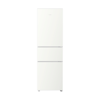 海尔(Haier)218升三门冰箱 金属底板 灵巧占地小 中门软冷冻 37分贝低噪 国补 BCD-218LHC300GL