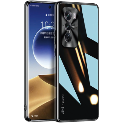 圣幻 oppo reno12手机壳reno12pro全包防摔硅胶软边高档钢化玻璃保护套