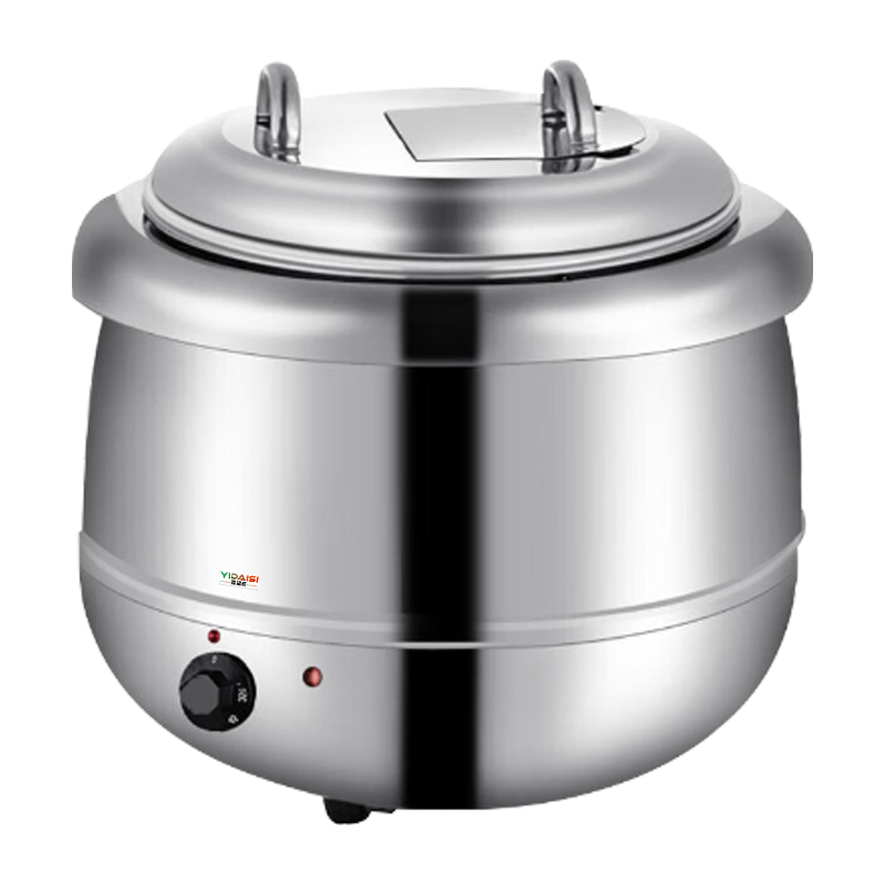 意黛斯(YIDAISI)保温餐炉 暖汤煲 暖粥桶保温汤桶 不锈钢色电热暖汤煲 YDS-DRNTL-13