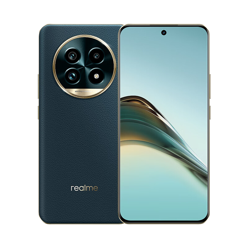Realme 真我13 Pro+ 12GB+256GB 湖光绿 5G智能手机 5200mAh大电池+80W闪充索尼超光影潜望长焦 第二代骁龙7s 莫奈灵感设计