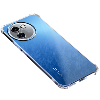 BOEEK适用于vivo Y100+手机壳y100 +透明软壳四角气囊防摔散热防滑简约男女个性全包镜头精孔保护套