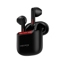 HECATE/漫步者GM3 PLUS蓝牙耳机真无线半入耳式降噪游戏电竞男2024新款 神秘黑