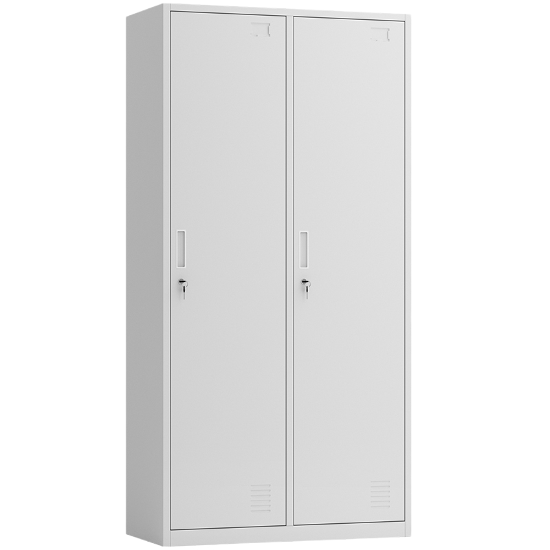 易企采 42*90*180CM加厚钢制二门更衣柜