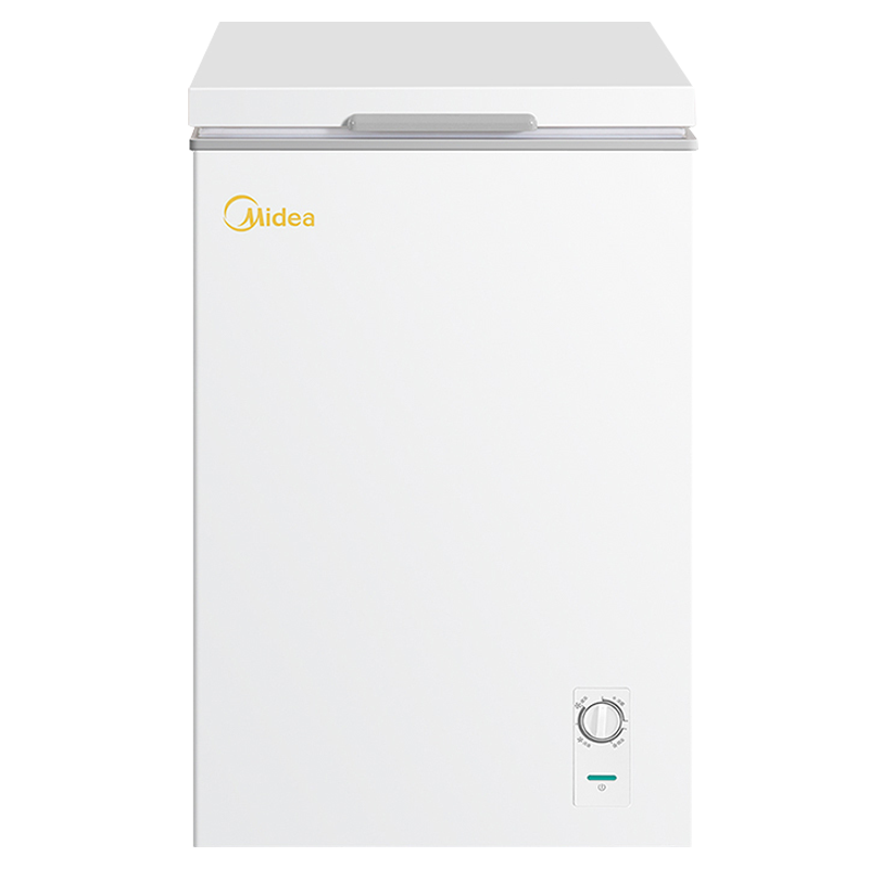 美的(Midea)100升家用小冰柜冷藏冷冻转换单温冷柜顶开门一级节能安静D+逆循环速冻BD/BC-100KMD(E)
