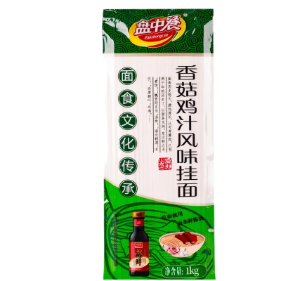 盘中餐 香菇鸡汁风味挂面 1kg/包