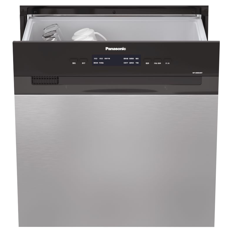 松下抽屉式嵌入式洗碗机 高温除菌 8套大容量 独立加热烘干 家用全自动刷碗机 NP-8LZK5RX