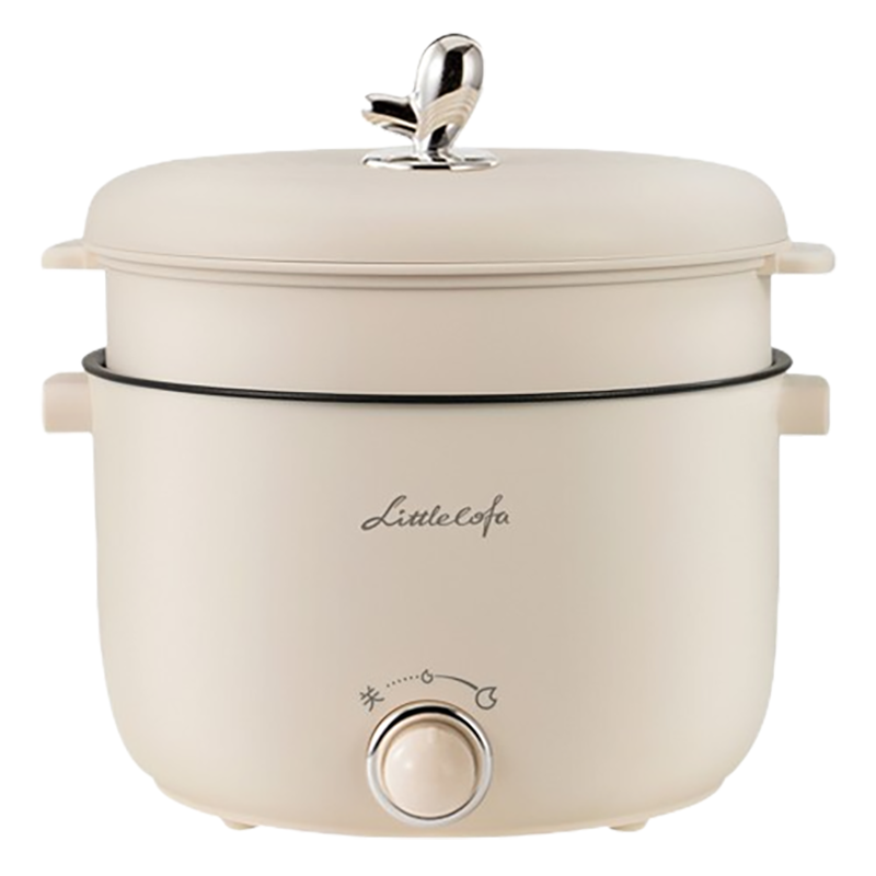 小画仙电火锅2.5L多功能锅小型炖蒸煮一体KDZG-1003-L