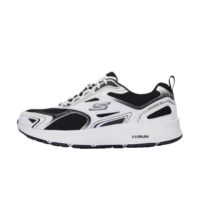 SKECHERS斯凯奇男子新款低帮舒适透气轻便耐磨减震跑步鞋894054-BKW ZP