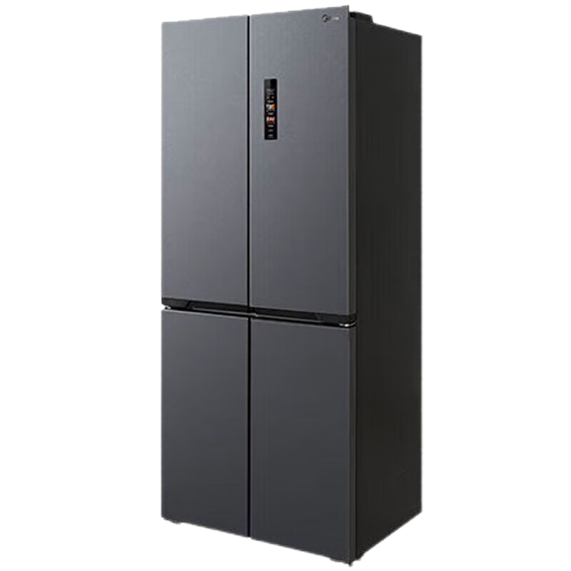 美的M60cm超薄457零嵌入式 苍穹灰 冰箱十字双开四门家用一级能效无霜 MR-457WUSPZE