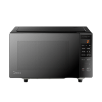 美的(Midea) 微波炉家用 800W平板速热 智能菜单 智能变频 微波杀菌 PM20M3 20L 黑色