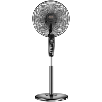 志高(CHIGO)电风扇落地式家用强力小型宿舍台式遥控办公室工业大风力电扇_18英寸遥控铝叶大风力加长电源线