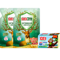 立白卫仕除菌洗衣液500g*2袋+植萃柠檬清香皂226g*2块