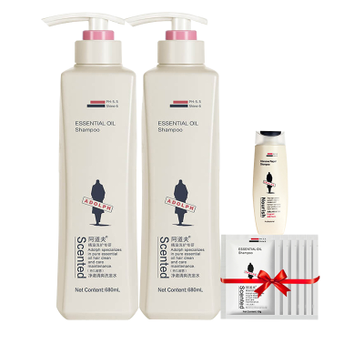 阿道夫净澈清爽洗发水680ml*2瓶 赠100ml 控油清爽深层清洁经典留香
