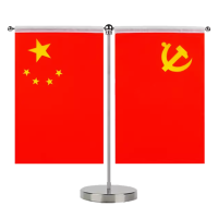 华翊诚 桌旗国旗党旗 14*21cm T型 个