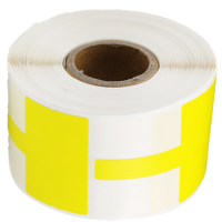 中电鼎润 Yellow4530-40mm 标签胶贴 1.00 盒/卷 (计价单位:卷) 黄色