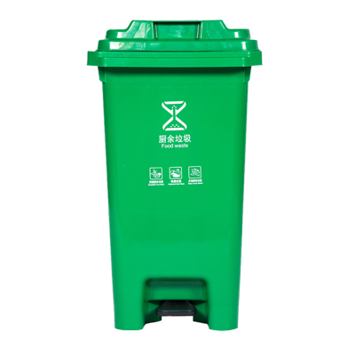 FULZERO垃圾桶60L黑色个