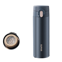 苏泊尔保温杯316L不锈钢水杯男女士商务便携学生保温杯一键弹盖 KCV45AZ20