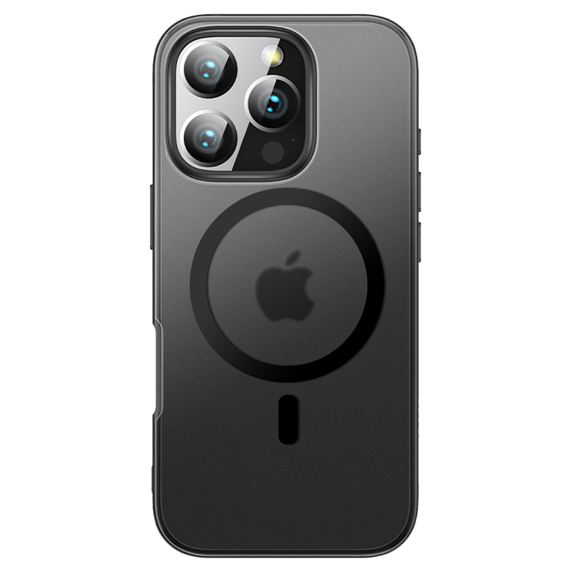 魅爱琳 iPhone16/苹果16Pro Max/Plus手机壳保护套外壳 磨砂护甲磁吸 气囊防摔软全包透明轻薄简约时尚