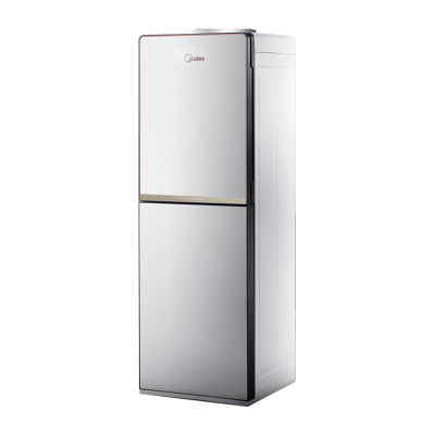美的(Midea)饮水机 立式家用办公双封闭门防尘大储物柜饮水器银色 YR1518S-X 温热型