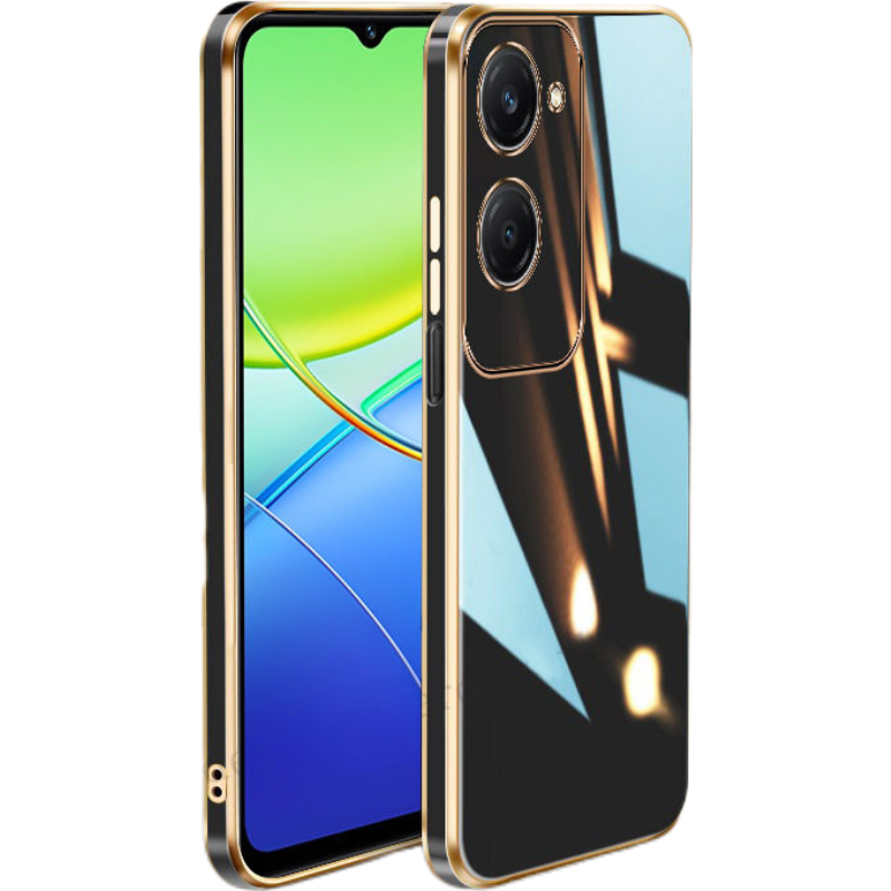 圣幻 适用于vivoY37手机壳金属防摔壳保护套Y37护壳磨砂撞色全包保护个性创意壳软边