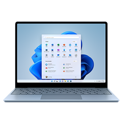 微软Surface Laptop Go2 i5 8G 128G 冰晶蓝 商务办公轻薄本 笔记本电脑 12.4英寸全面屏触控屏幕