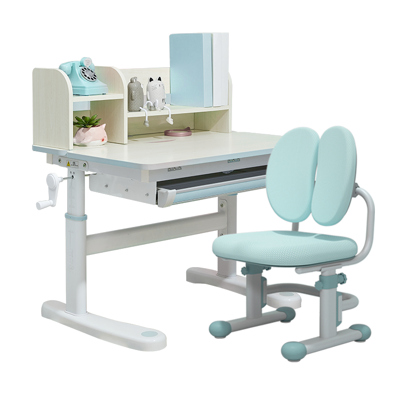 爱果乐儿童学习桌套装小学生学习课桌椅升降写字书桌家用