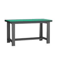 鑫金虎 防静电工作台车间流水线操作台工厂维修检验桌重型钳工台 平三抽+单挂板1.5m