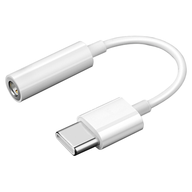 typec耳机转接头适用nova5pro手机tpc转接线tapc转换器3.5mm音频扁头二合一tpyec安卓接口