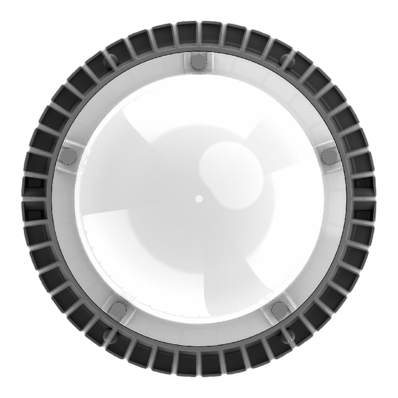 晫安联 ZX025-80 功率80W AC220V IP66 5700K LED防眩平台灯(计价单位:个)灰色