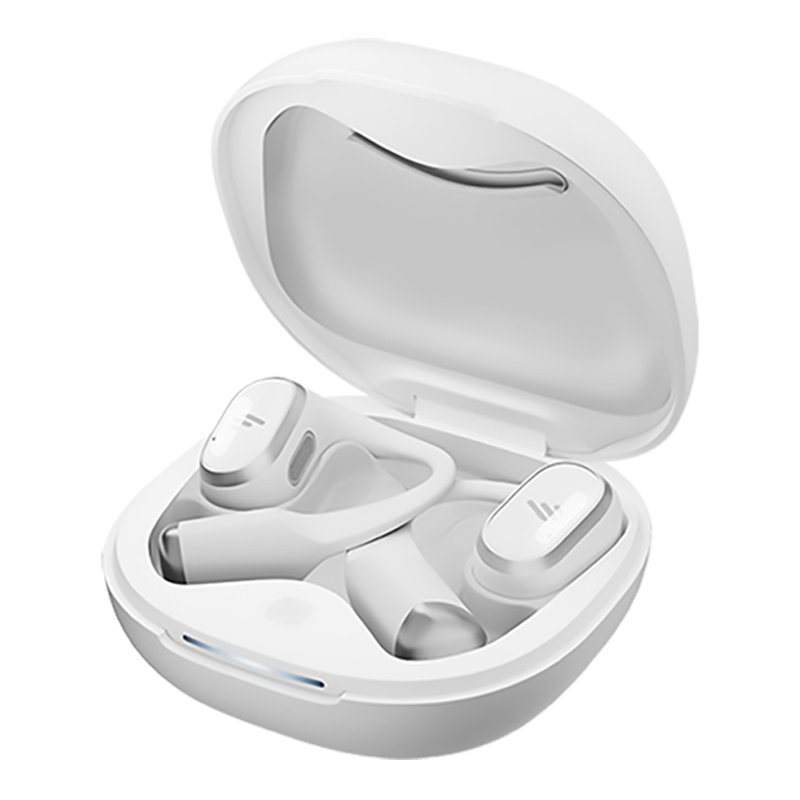 EDIFIER/漫步者 Comfo Solo蓝牙耳机挂耳式气传导不入耳开放式男女运动健身专用2024新款 皓月白色