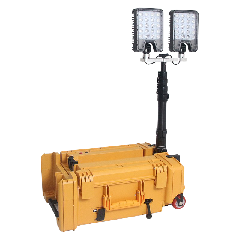 明特佳 MTJ-ZR6118 60W IP66 DC24V 5700K 轻便式工作灯(计价单位:套) 黑色 蓄电池供电