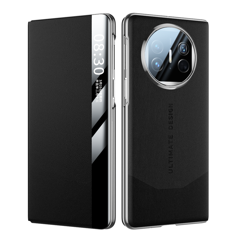 圣幻 真皮材质华为matex5手机壳华为matex3保护壳透明牛皮手机套华为matex5保护壳全包防摔潮牌个性创意