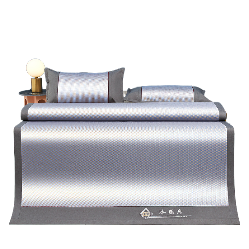 雅鹿 刺绣冰藤席三件套