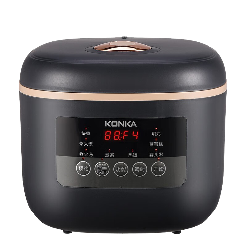 康佳电饭煲4L智能预约定时加热快速饭煮饭锅KDFB-4052-M