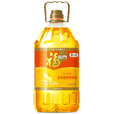 福临门花生原香食用植物调和油5L花生原香调和油食用油