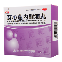 天士力穿心莲内酯滴丸12袋/盒清热解毒抗菌消炎用于上呼吸道感染所致的咽痛