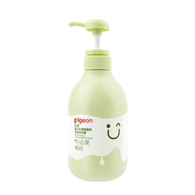 Pigeon贝亲婴儿牛油果植萃洗发沐浴露480ml IA294