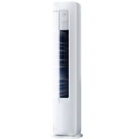 美的(Midea)空调柜机3匹酷省电新一级能效变频立柜圆柱式客厅大风口高频速冷暖独立除湿KFR-72LW/N8KS1-1