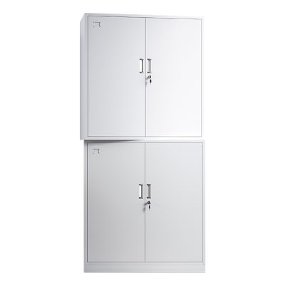 东升顺收纳柜财务档案柜资料柜加厚文件柜办公室带锁铁皮柜分体双节柜