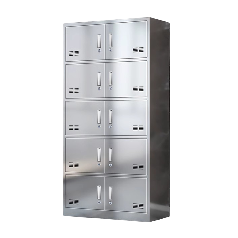迅迈 十五门更衣柜201不锈钢更衣柜 员工柜无尘车间多门柜挂衣柜铁皮柜储物柜
