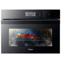 美的(Midea)嵌入式蒸烤一体机BS5053W 家用智能多功能蒸箱烤箱二合一 APP操控 55L大容量搪瓷内胆立体烘烤