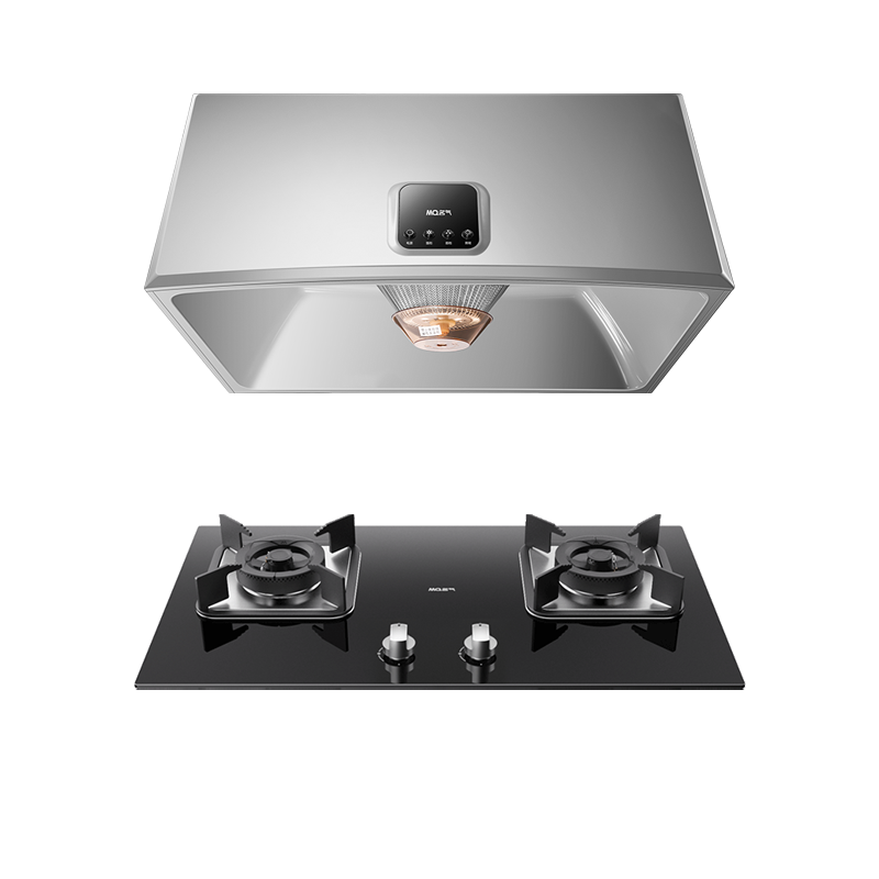 老板名气1300油烟机燃气灶套餐1300A+B305A(天然气)抽吸油烟机家用