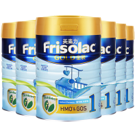 Friso港版美素佳儿 荷兰原装进口 金装婴儿配方奶粉 1段(0-6个月) 900g/罐 [6罐装]