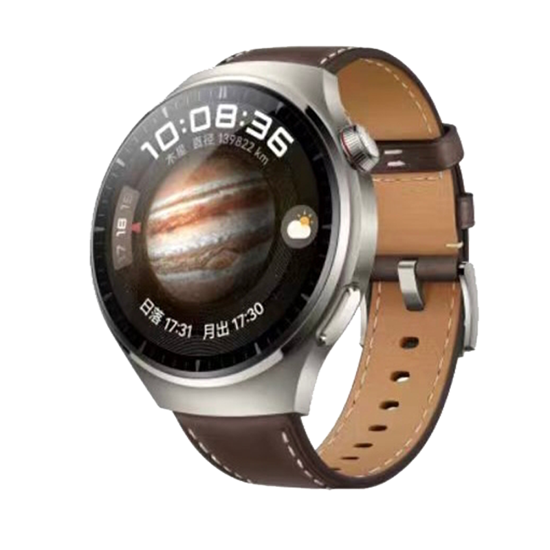 HUAWEI WATCH 4 Pro木星棕深棕色真皮表带
