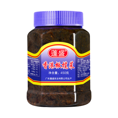 蓬盛 酱腌菜 香港橄榄菜 下饭菜咸菜佐餐大瓶装 450g 潮汕特产