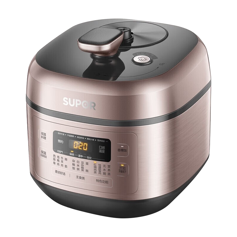 苏泊尔(SUPOR)电压力锅精钢球釜多功能智能压力锅一锅双胆电高压锅6升 SY-60FC25Q