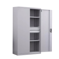阿拉贡重型工具柜加厚物件工具储物柜工厂铁皮柜汽修厂零件收纳柜白色四层二抽